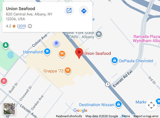 Location, 820 Central Ave, Albany, NY 12206